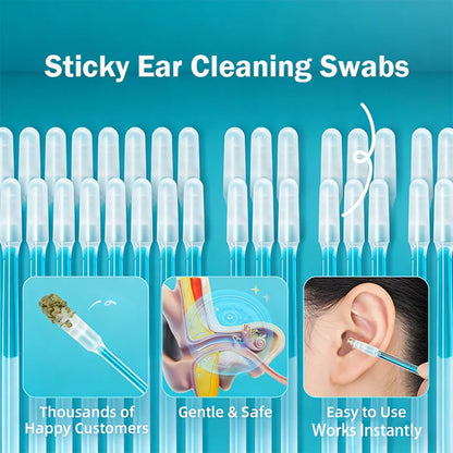 Fuudylove® Sticky Ear Cleaning Sticks - Gentle, Visible Ear Care