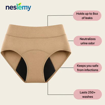 🎁🎁 Thanksgiving Sale 70% OFF Ends Today！|NESLEMY™  100% Leak-Proof Underwear 4-pack