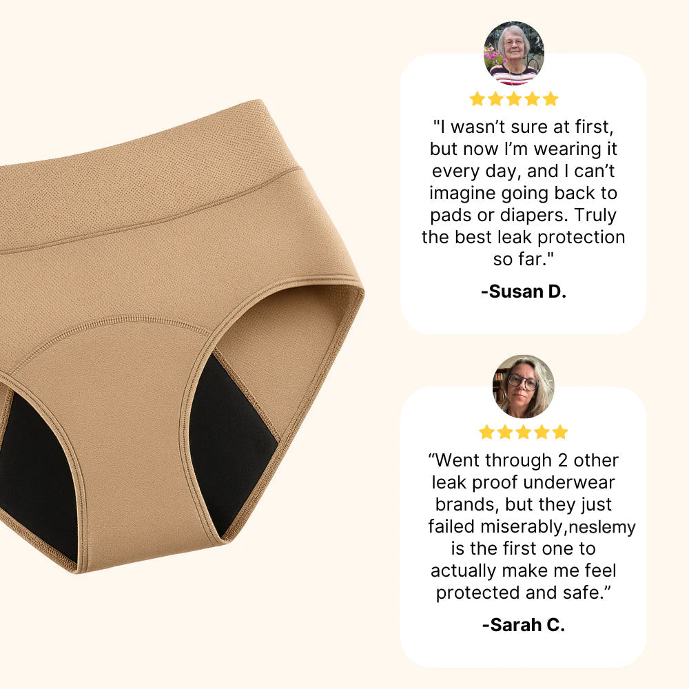 🎁🎁 Thanksgiving Sale 70% OFF Ends Today！|NESLEMY™  100% Leak-Proof Underwear 4-pack
