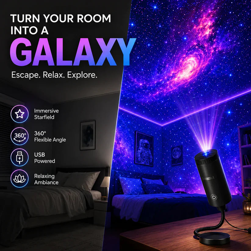 NEXT-GEN SMART PROJECTION HD Smart Dynamic 5DHolographic Niaht Liaht Proiector