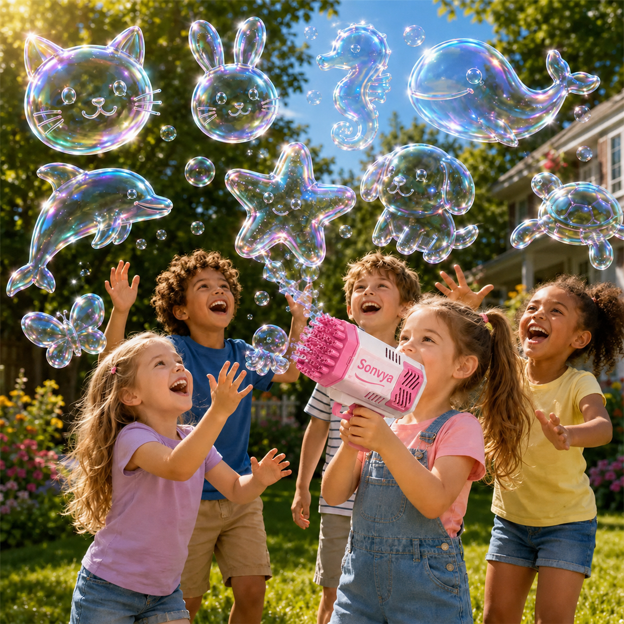 Perfect Gift for Kids | Super 3D Wonder Bubble Concentrate —— Animal & Ocean Fantasy Theme