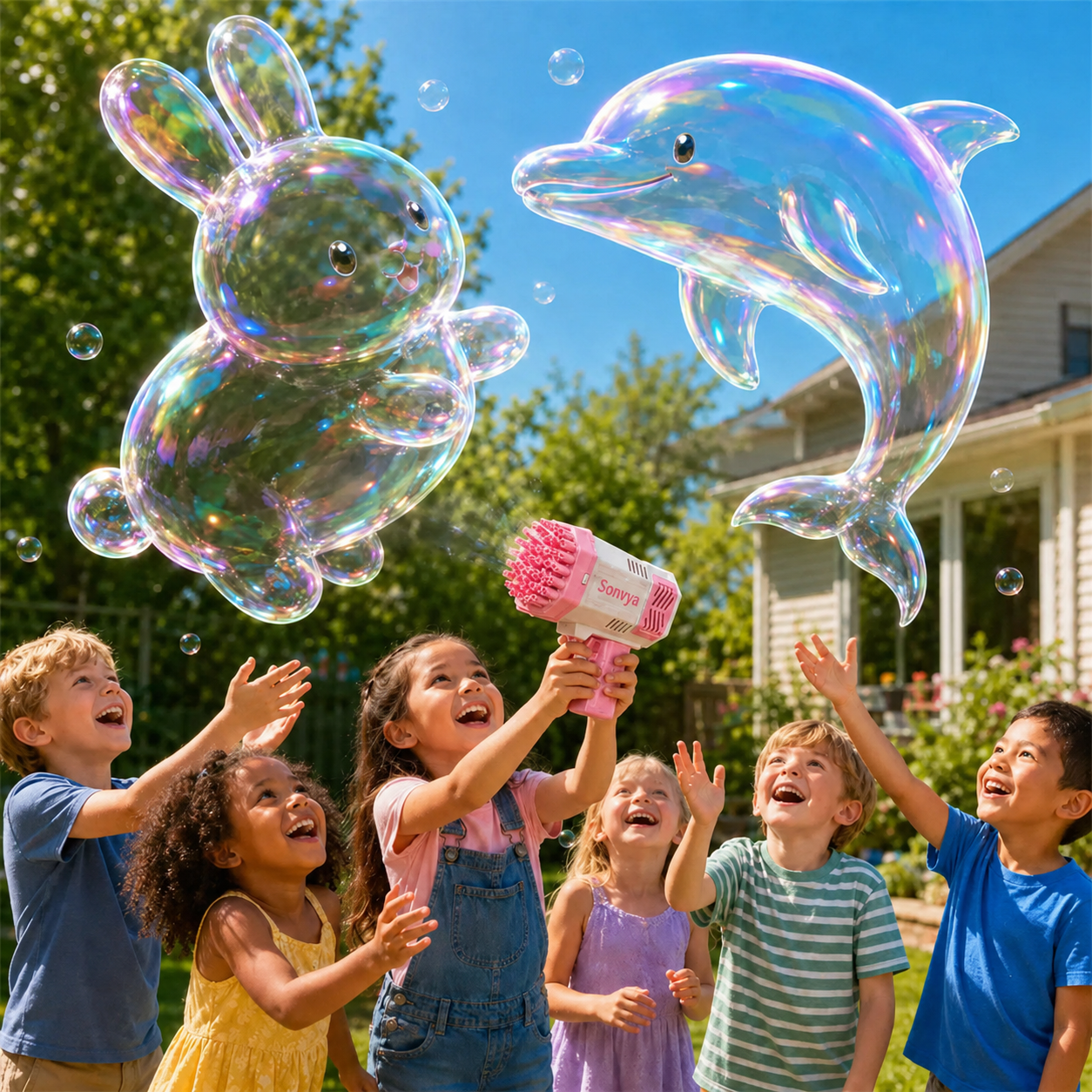 Perfect Gift for Kids | Super 3D Wonder Bubble Concentrate —— Animal & Ocean Fantasy Theme