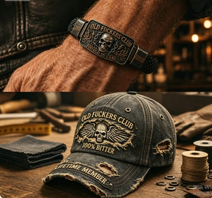 ☠️ Old Fuckers Club & Wild Freedom 🪓 | 2026 Limited Edition Vintage Bracelet